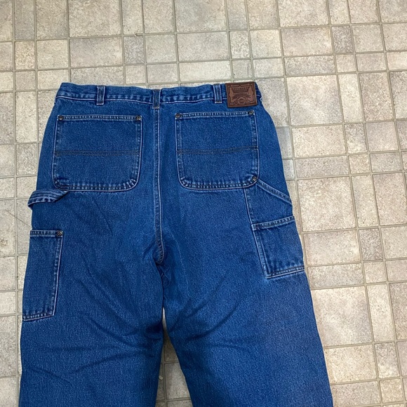 vintage Roughshop lined jeans 34/32 - Picture 11 of 12